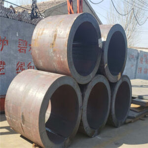 Large diameter thick wall straight seam double-sided submerged arc welded steel pipe